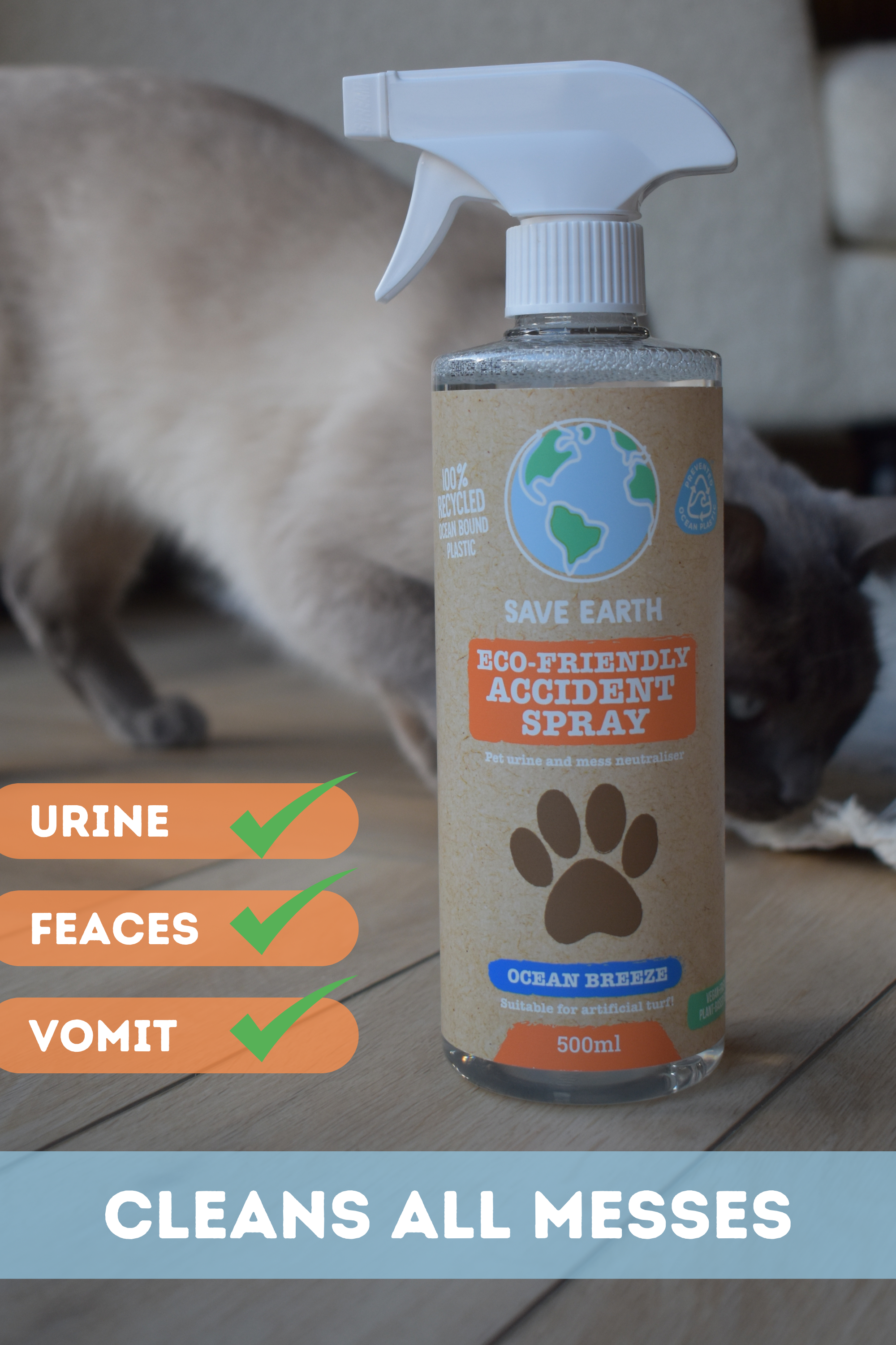 SAVE EARTH Eco-Friendly Accident Spray