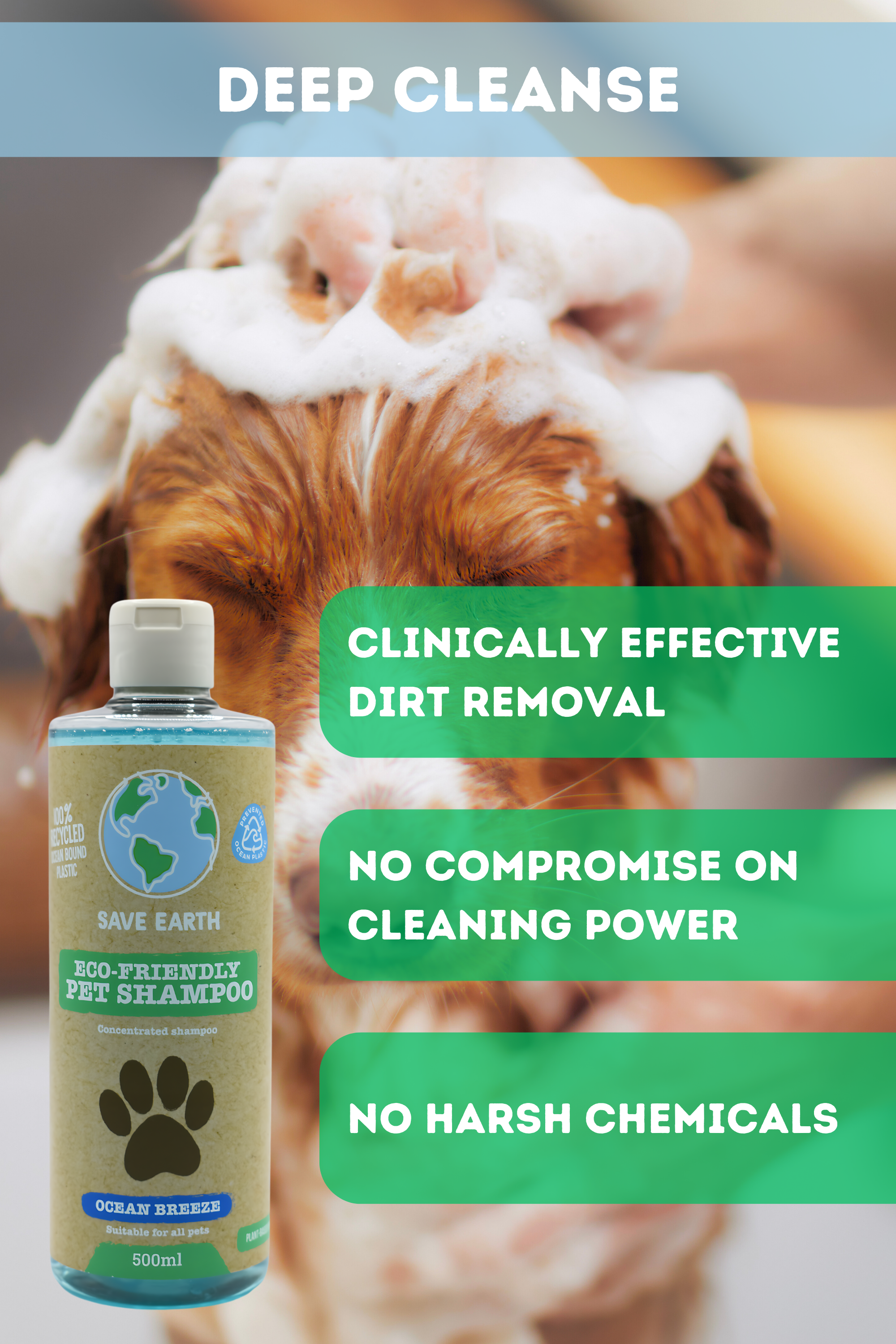 SAVE EARTH Eco-Friendly Pet Shampoo