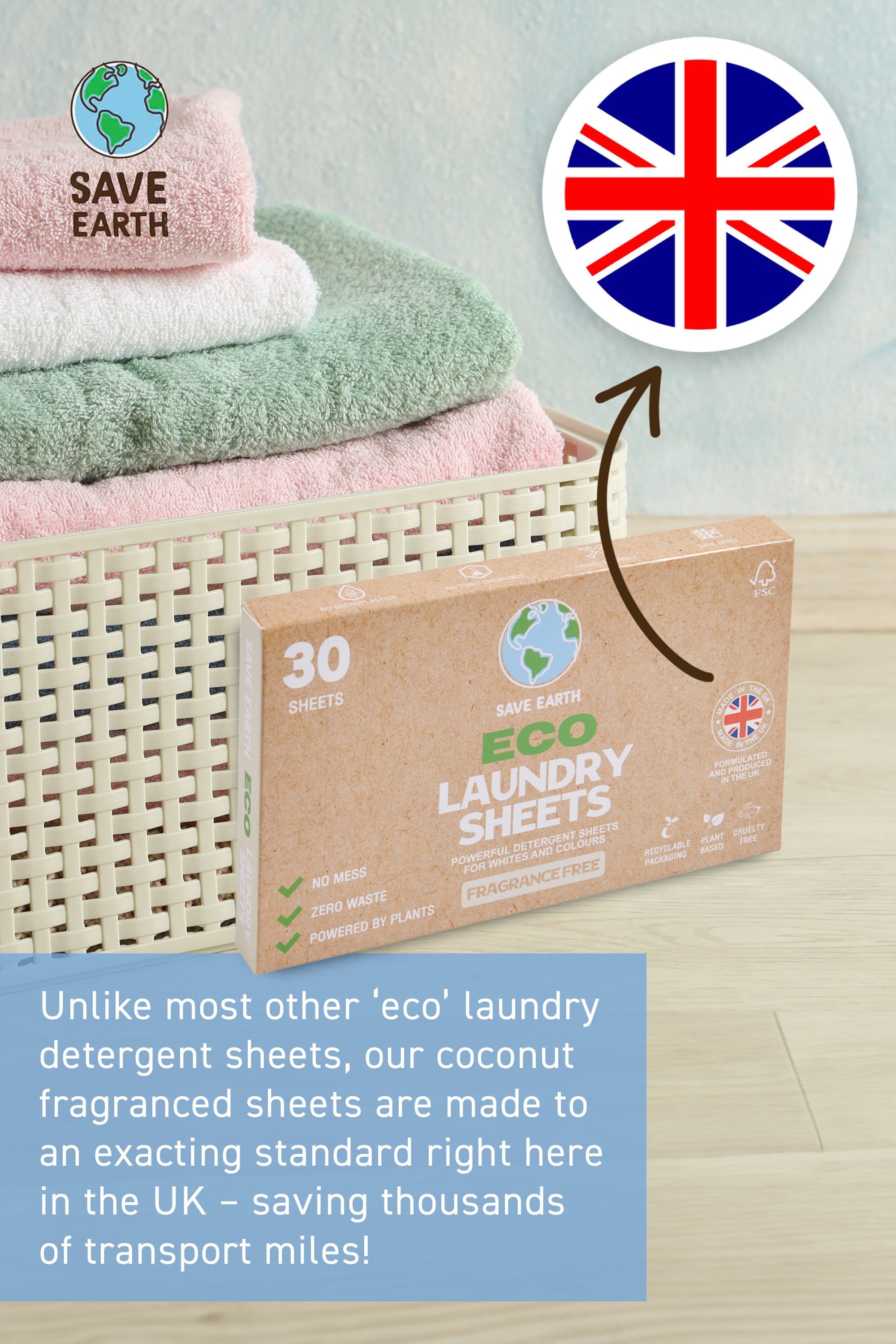 Fragrance Free Eco Laundry Sheets