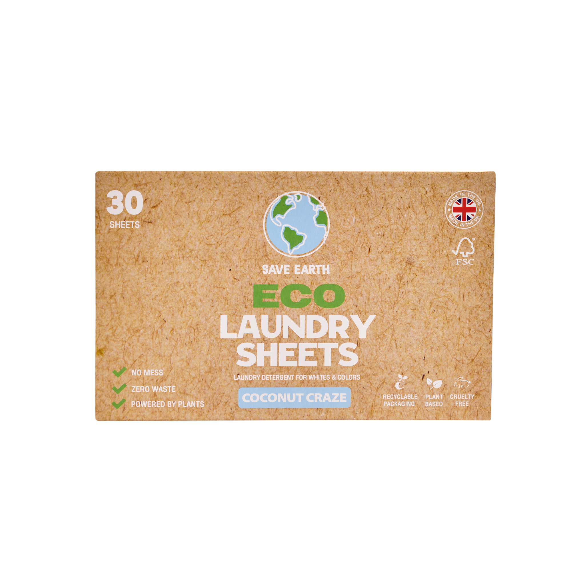 Coconut Craze Eco Laundry Sheets