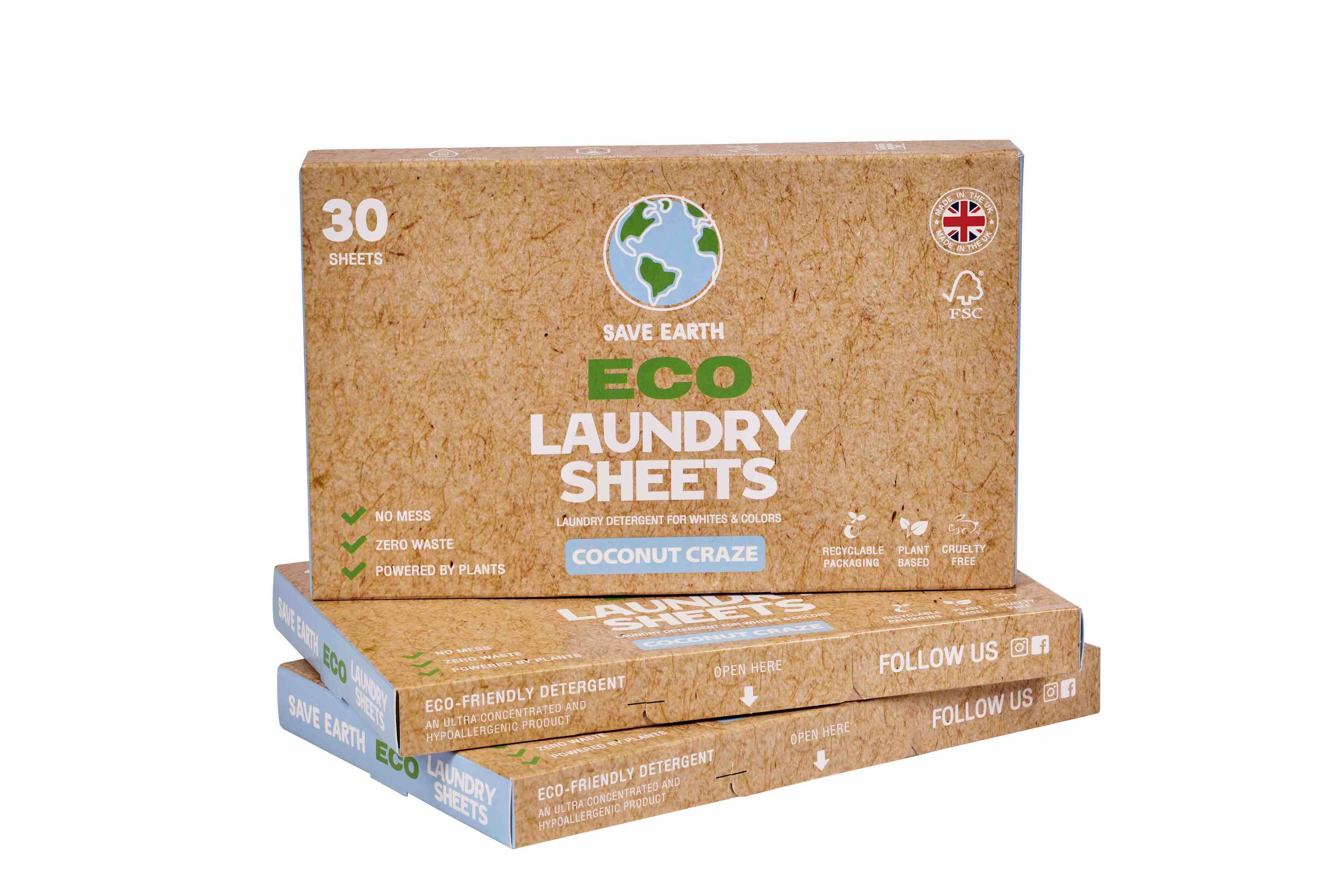 Coconut Craze Eco Laundry Sheets