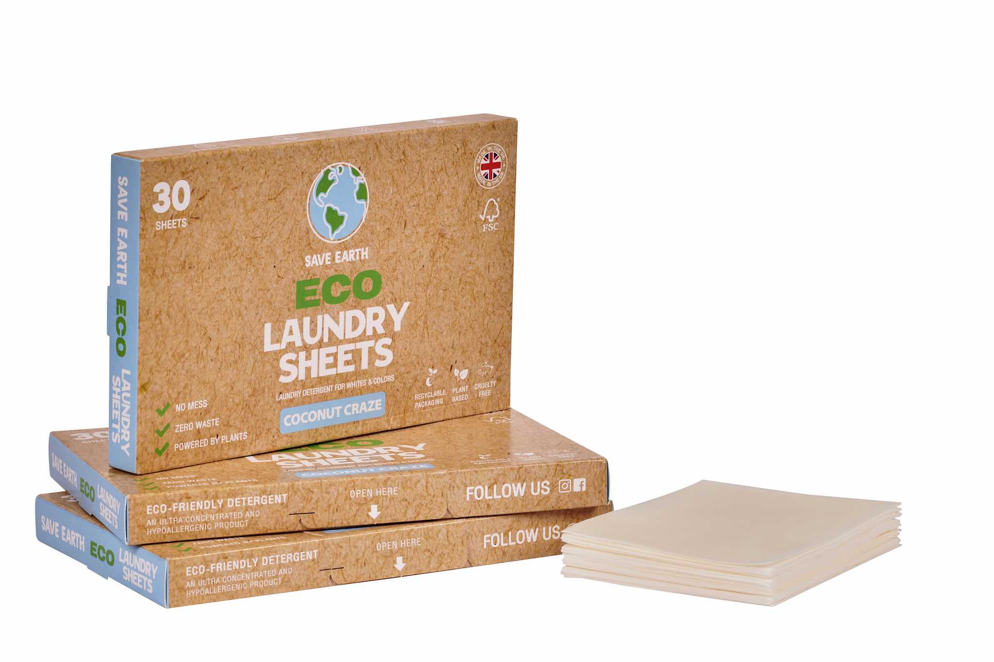 Coconut Craze Eco Laundry Sheets