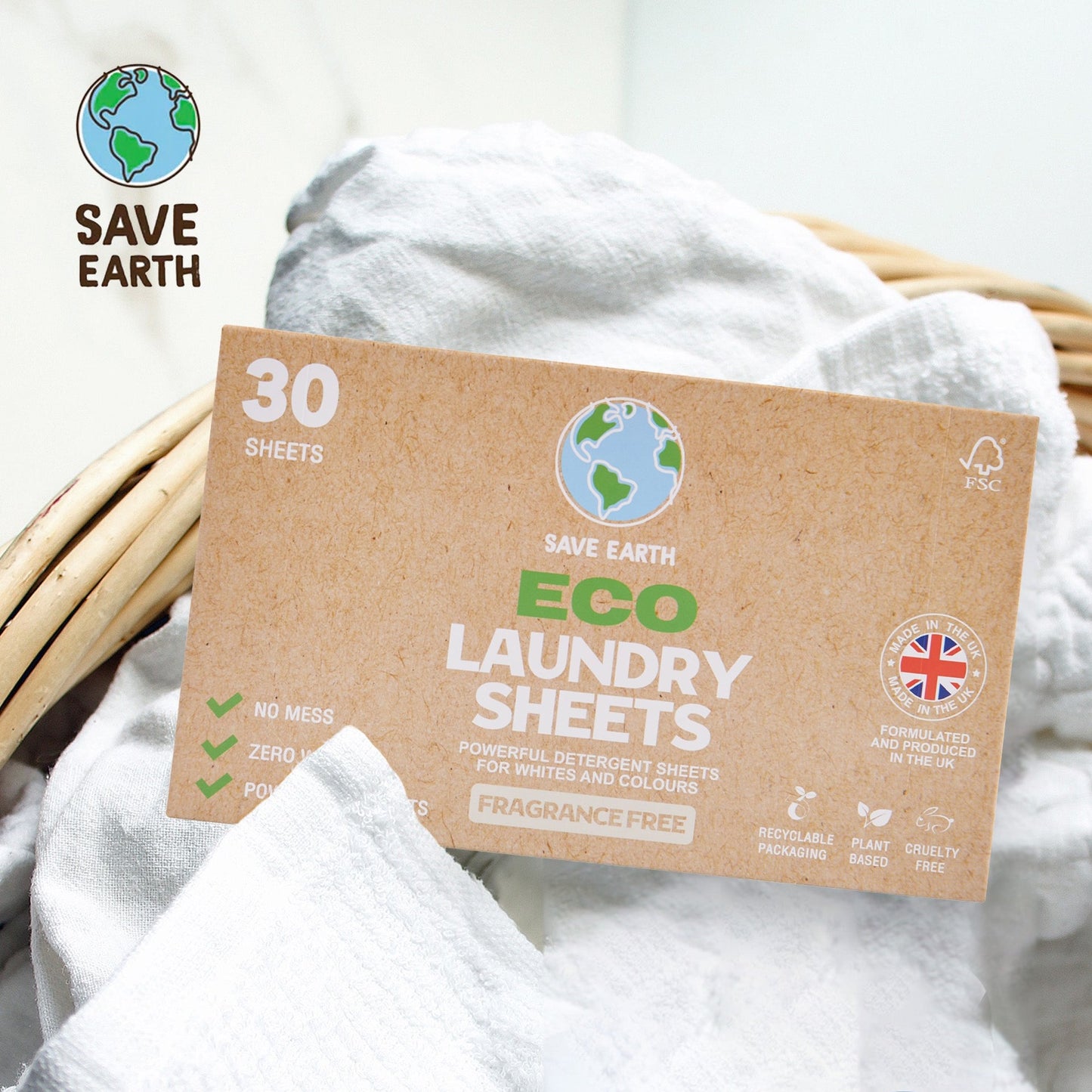 Fragrance Free Eco Laundry Sheets
