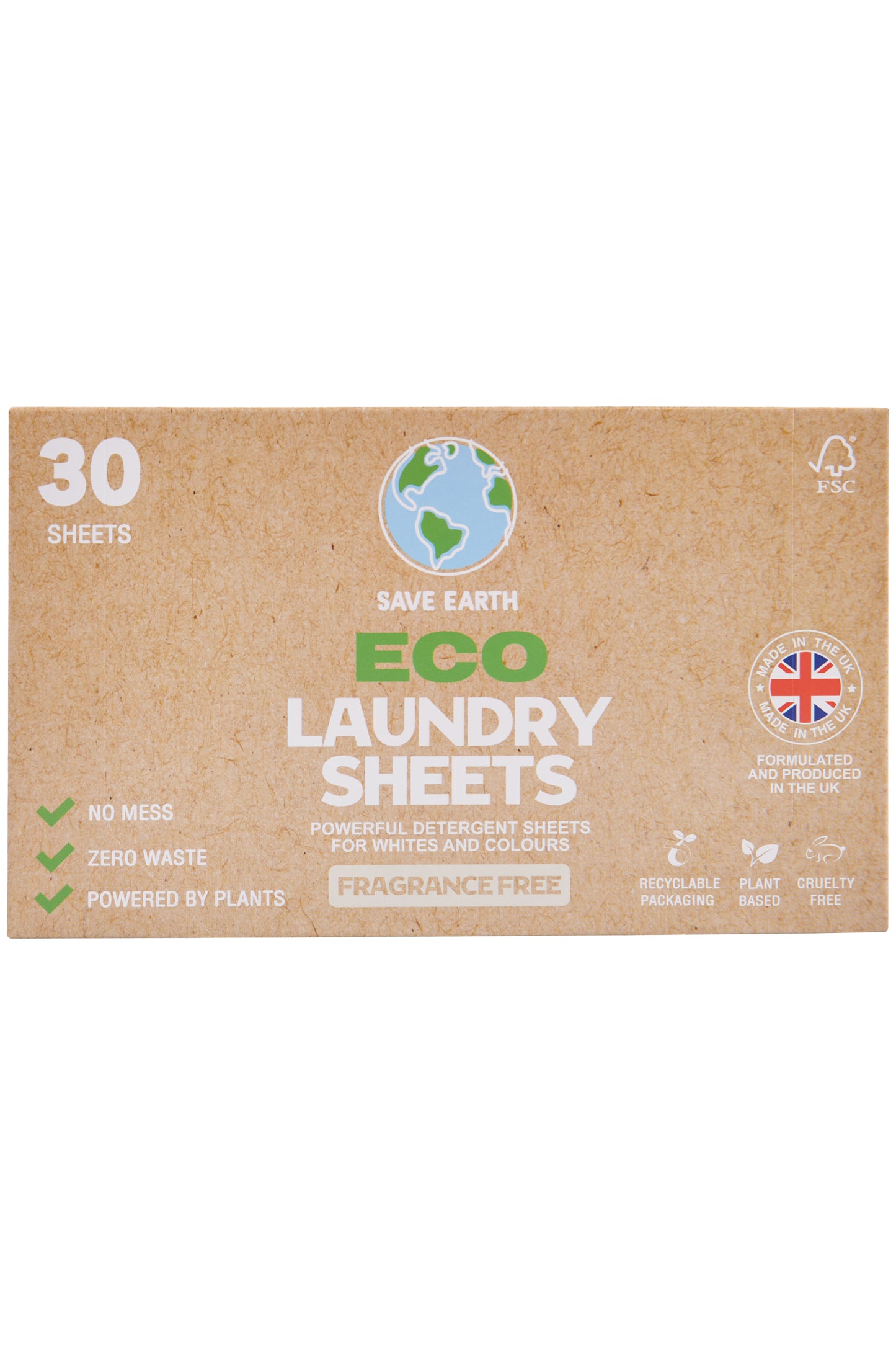 Fragrance Free Eco Laundry Sheets