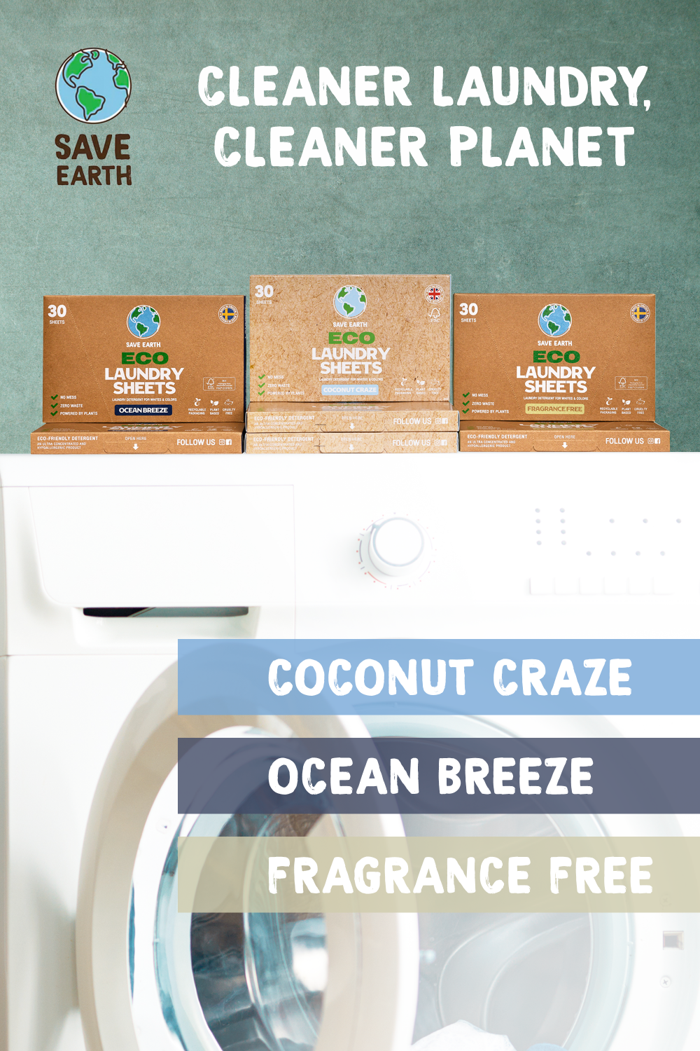 Coconut Craze Eco Laundry Sheets - 3-Pack (Multi-Saver)