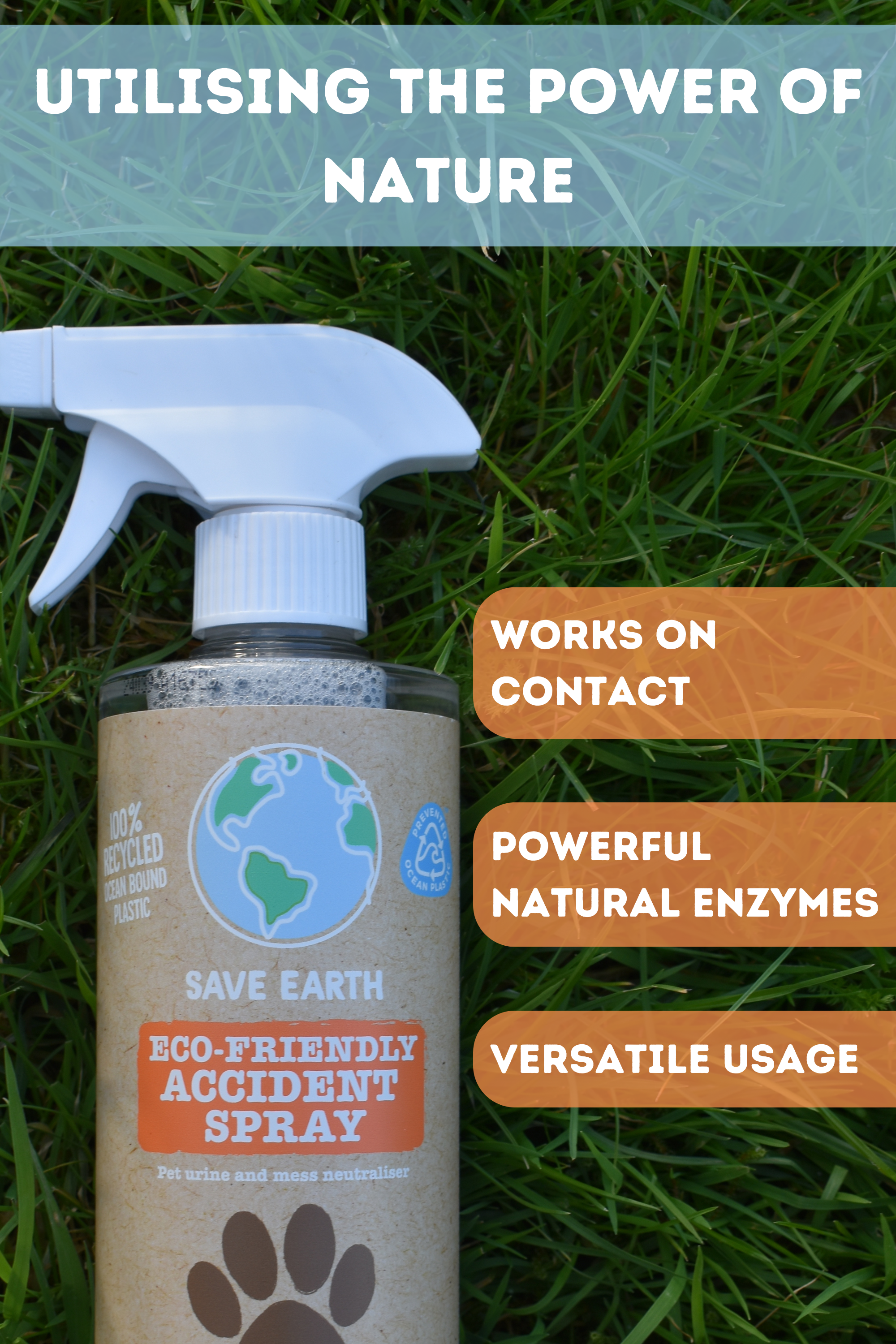 SAVE EARTH Eco-Friendly Accident Spray