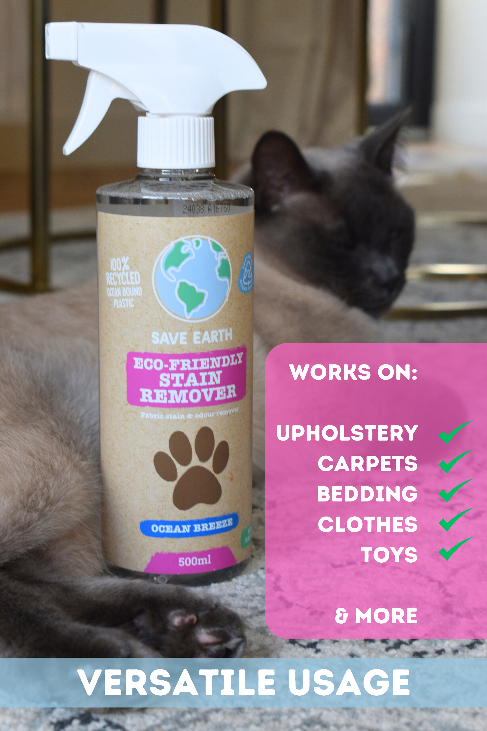 SAVE EARTH Eco-Friendly Stain and Odour Remover